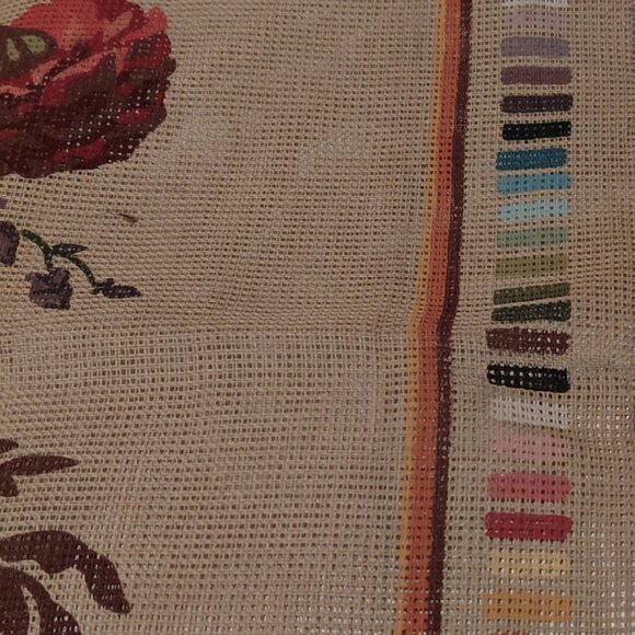 NWD - Vintage French Royal Paris Floral Bouquet Needlepoint - Canvas  Only - Picture 4 of 6